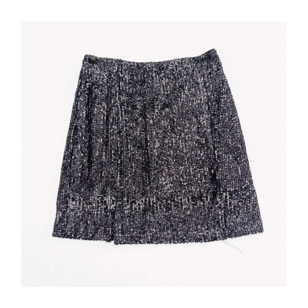 Love on A Hanger Black Eyelet Glitter Mini Skirt NWT SZ7